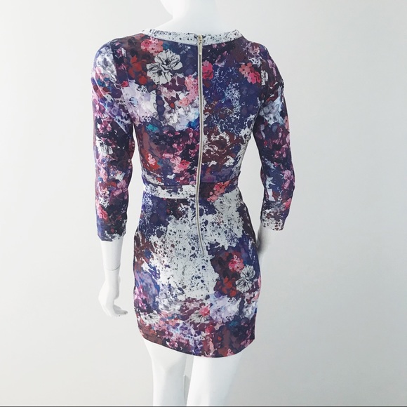 H&M • Floral Print Satin Dress - Picture 7 of 8